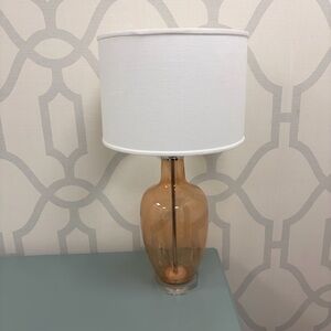 Ballard Designs “Fiona” Glass Table Lamp, Like NEW, 30” H